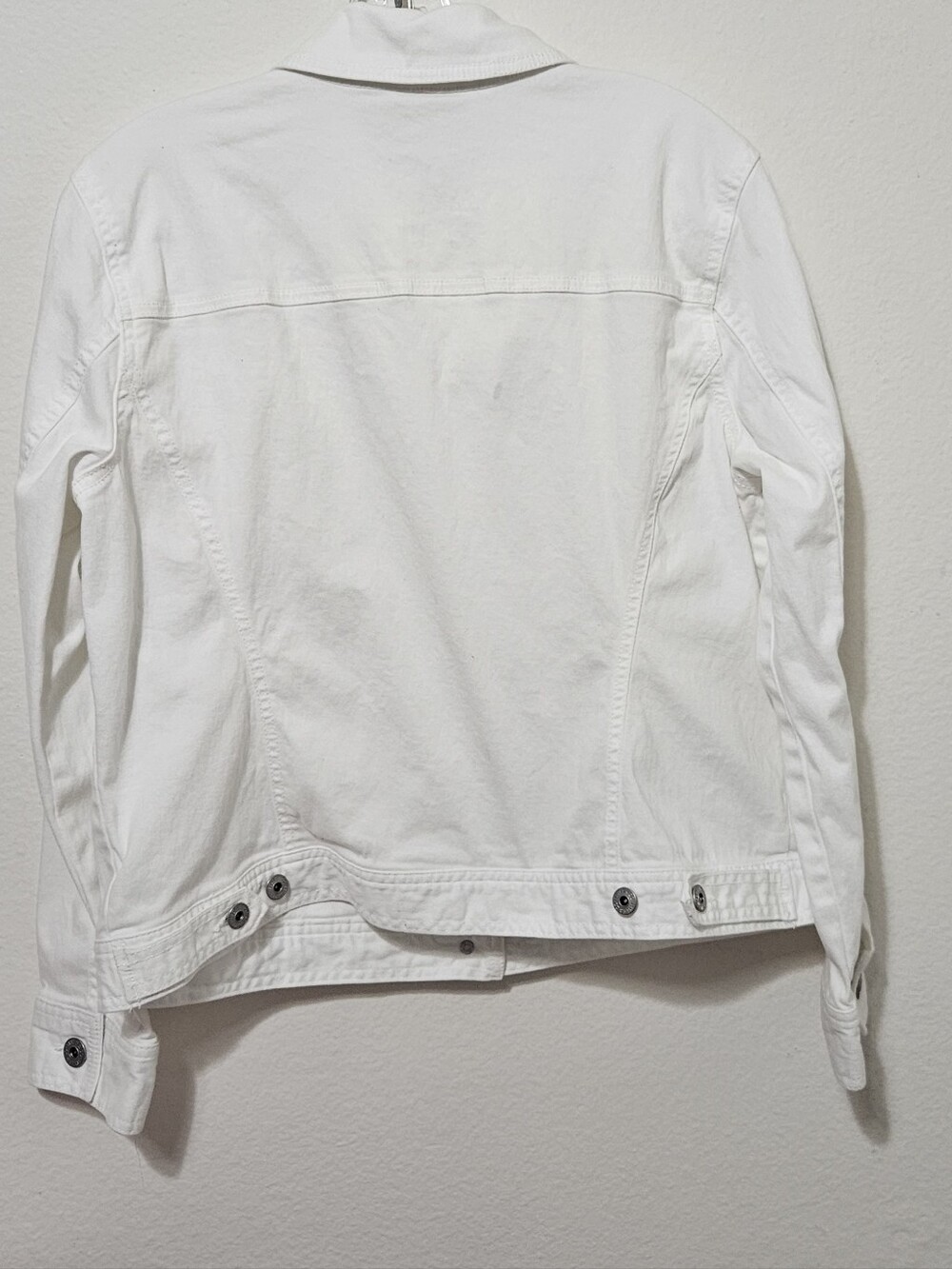 Style & Co. White Denim Jean Jacket - Picture 2 of 9